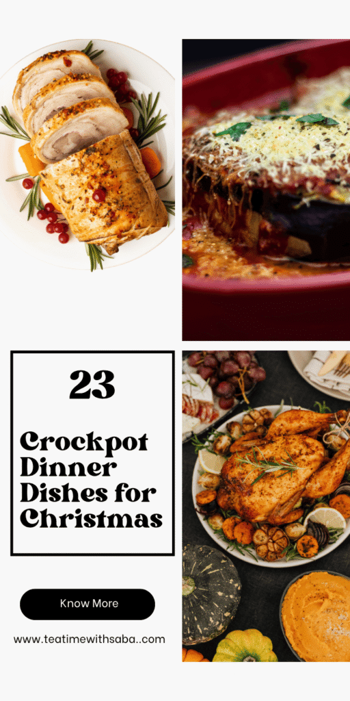 Crockpot Dinner Dishes for Christmas